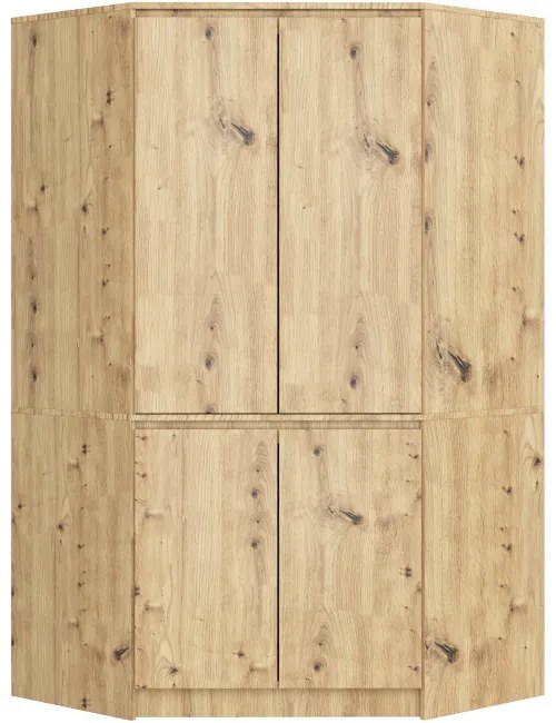 Rohová skriňa S100 4D CLP dub artisan