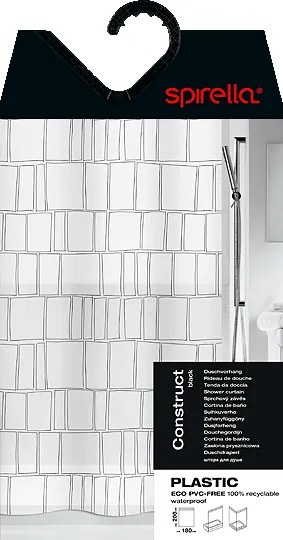 Sprchový záves 180x200 cm Construct – Spirella