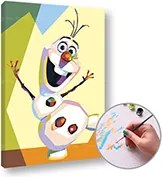 Maľovanie podľa čísel FROZEN OLAF