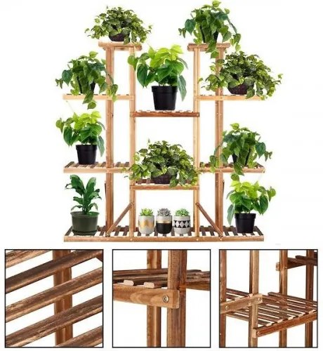 Viacposchodový stojan na kvety SPRINGOS GA0200