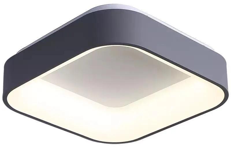 IMMAX NEO Chytré stropné LED svetlo na diaľkové ovládanie alebo aplikáciu TOPAJA, 47W, 60x60cm, čierne