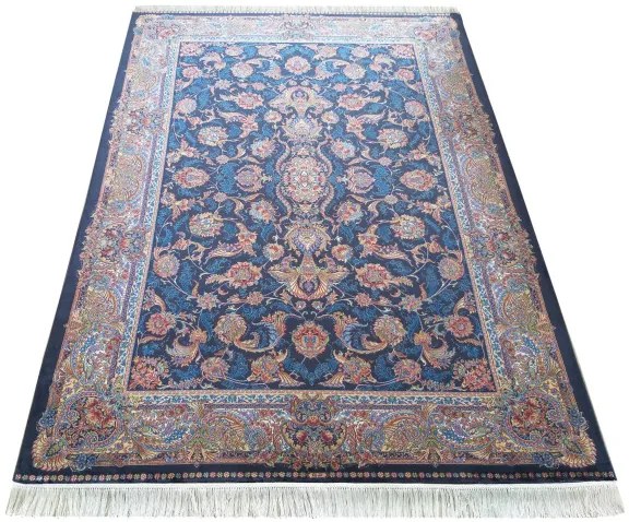 Koberec Exkluzívny Qum Silk 08 modrý