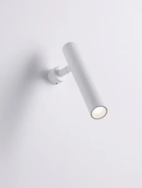 Minimalistické nastenné svietidlo Arlo Biela