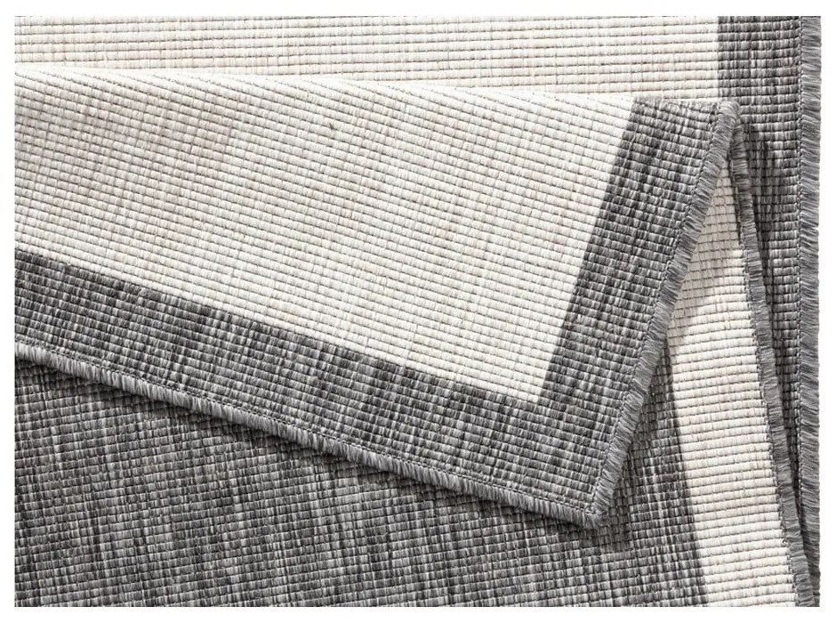 Sivo-krémový vonkajší koberec NORTHRUGS Panama, 120 x 170 cm
