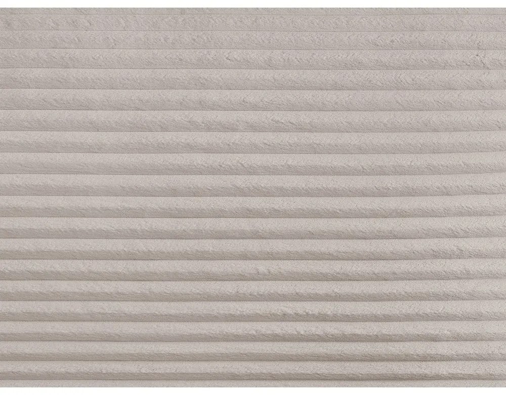 Svetlosivo-béžová menčestrová rozkladacia rohová pohovka (ľavý roh) Lucien – Bobochic Paris