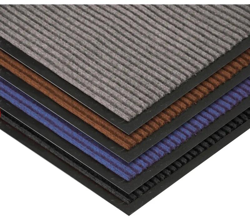 Odolná vstupná kobercová rohož s PVC, 600 x 900 mm, čierna