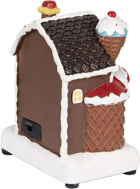 Hracie vianočné dekorácie s LED svetielkami Candy Factory - 15*11*19cm / 3xAA