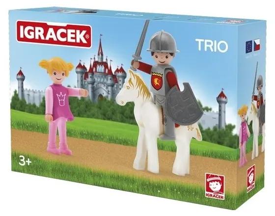 EFKO Trio Princezná s rytierom a koňom
