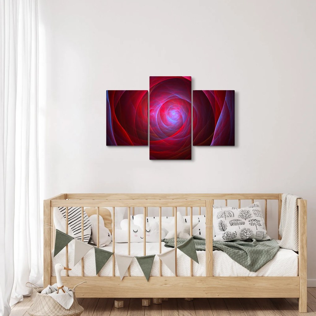 Abstraktný obraz očí (90x60 cm)