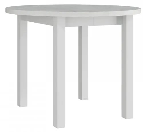 Rozkladací jedálenský stôl Mosso 100/180 IV, Morenie: biela - L