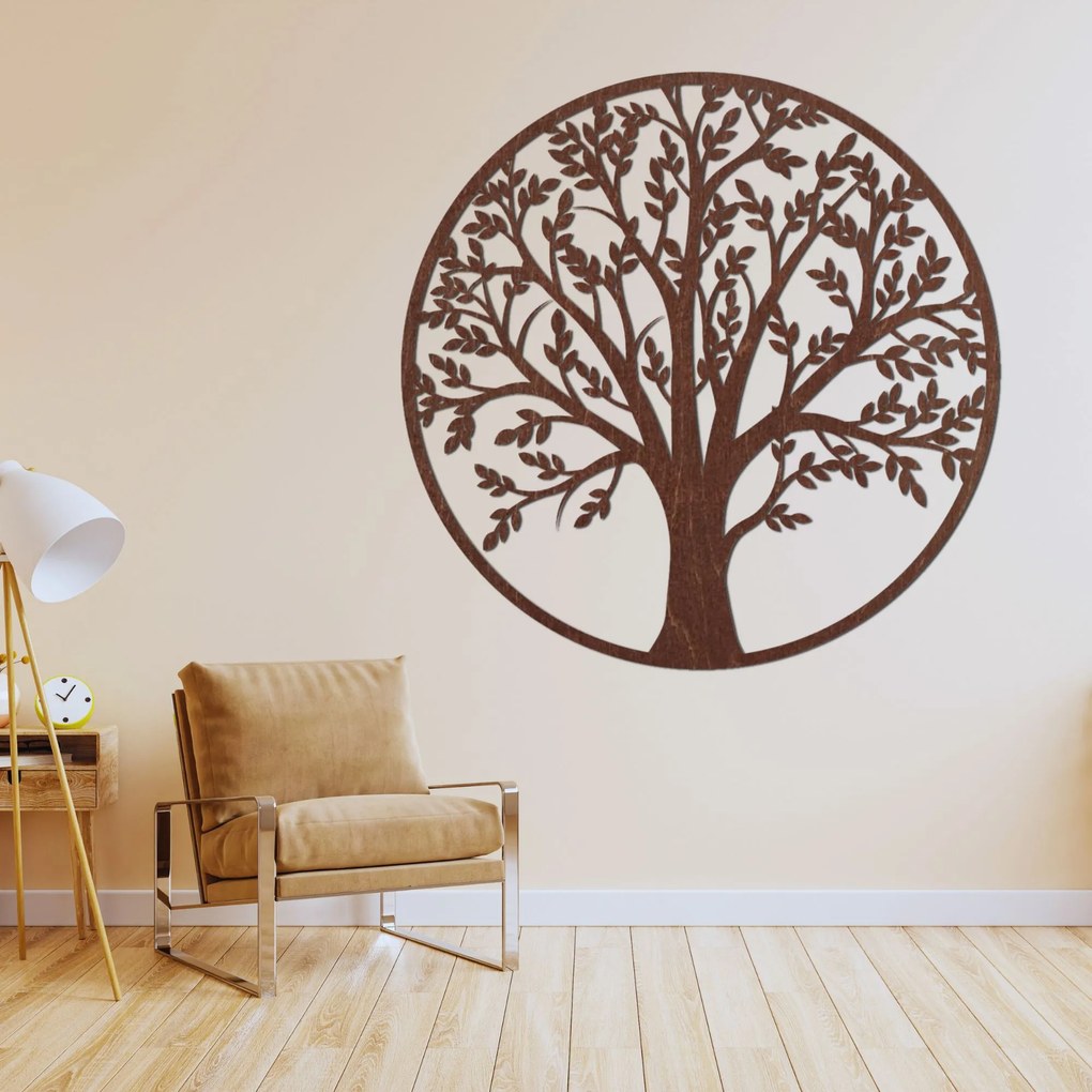 SENTOP | Drevený Strom života v kruhu | Elegantná dekorácia na stenu | SENTOP PR0217