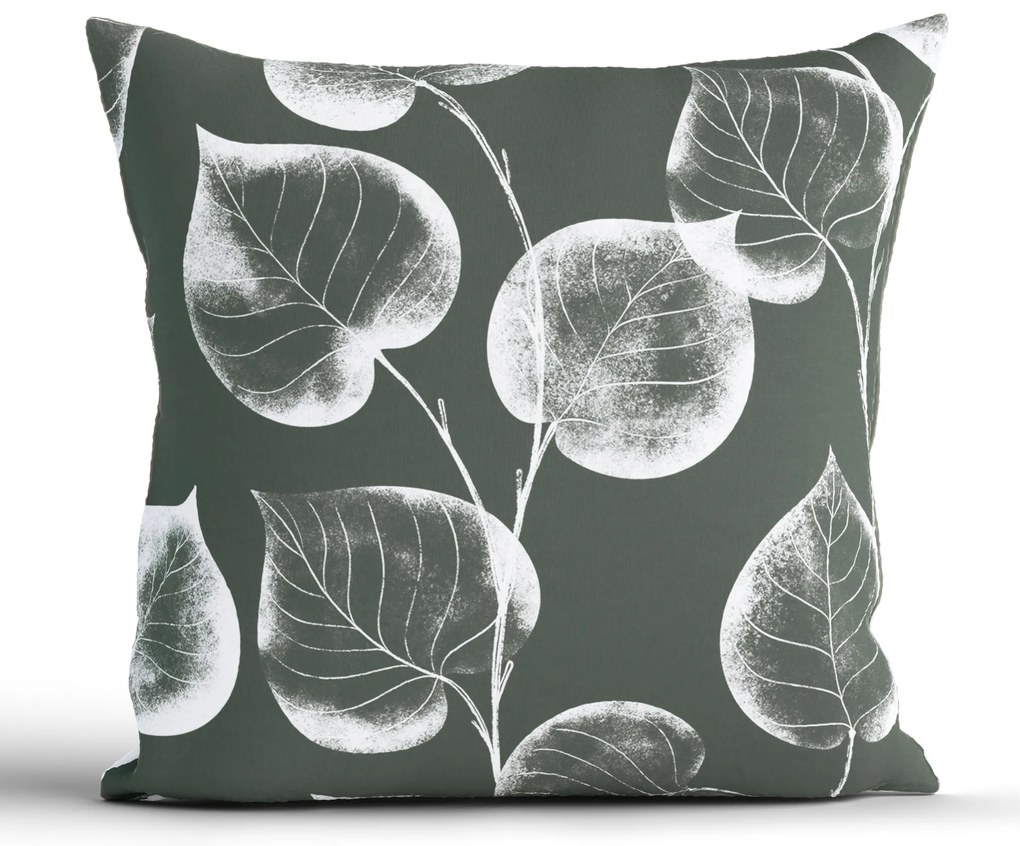 Bavlnená obliečka na vankúšik Renforcé 40 × 40 cm – Eliot tmavo zelený