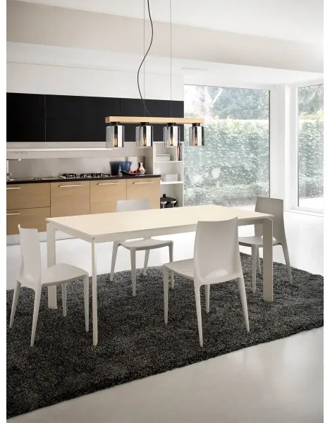 Redo 01-3986 - Luster na lanku ROTIS 4xE27/15W/230V