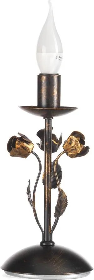 ONLI - Stolná lampa CAROLINA 1xE14/6W/230V 40 cm bronzová