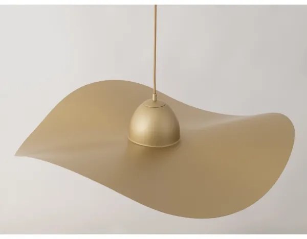 Luster na lanku KAPELLO 1xE27/60W/230V pr. 76 cm zlatá