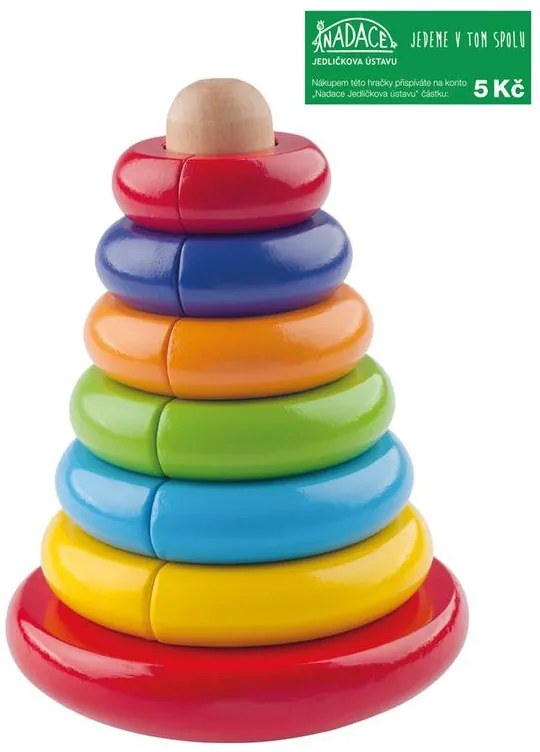 Magnetická skladacia pyramída – Vĺčik