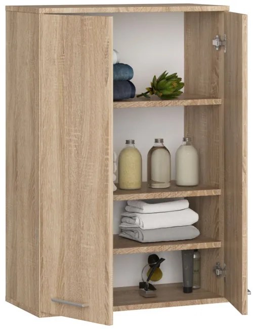 Kúpeľňová skrinka FIN H934 W64 2D dub sonoma