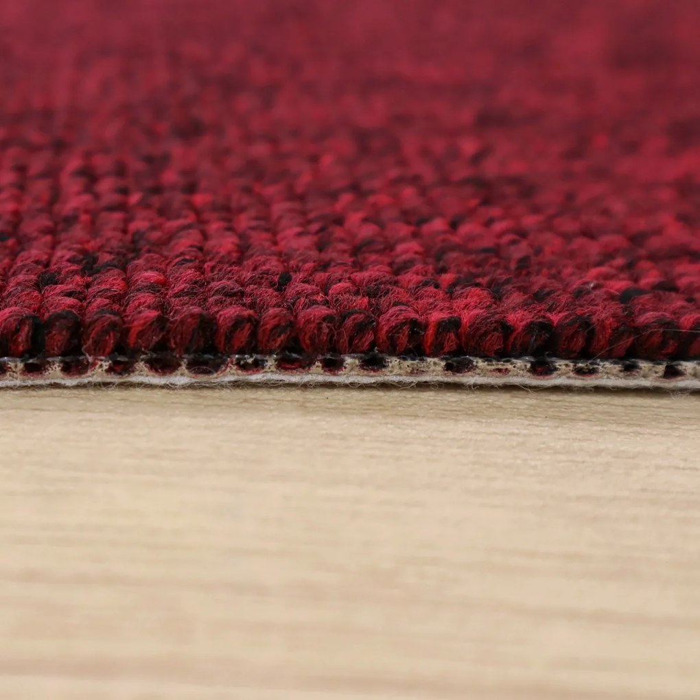 Metrážny koberec Debut 35, na mieru, šíře 4m, červená, filc, detská izba, Betap