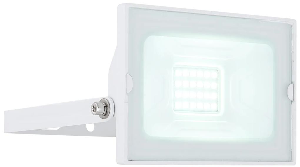 GLOBO Vonkajší LED nástenný reflektor HELGA, 20W, studená biela, biely, IP65