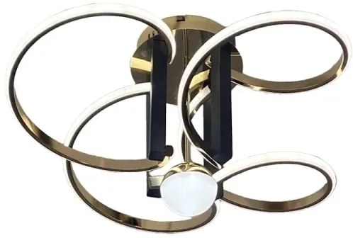 LED Stmievateľný prisadený luster LED/80W/230V 3000-6500K + diaľkové ovládanie