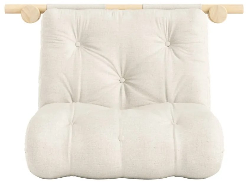 Ľanové kreslo v prírodnej farbe Hooked – Karup Design