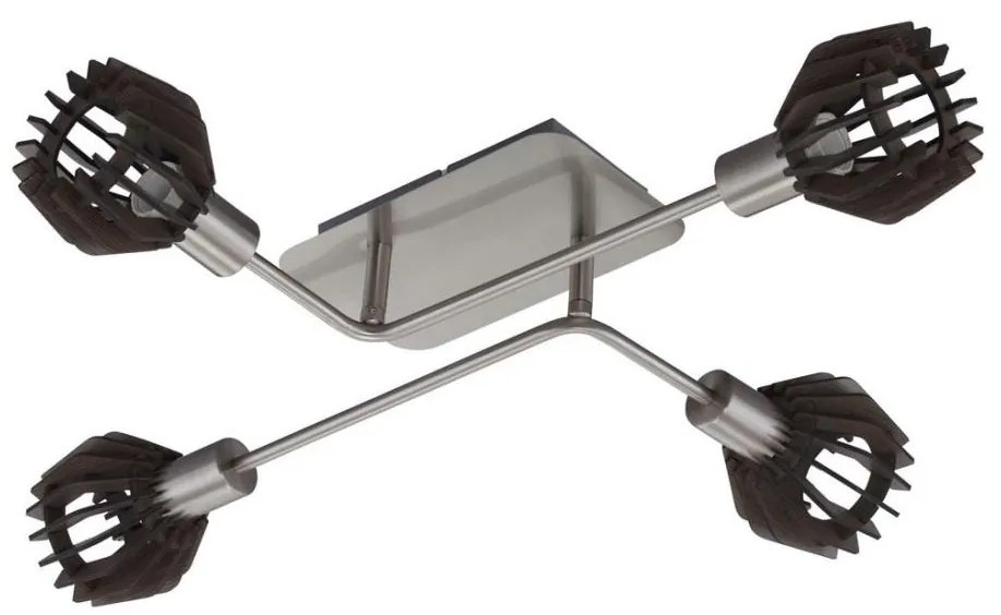 Briloner 2854-042 - Prisadený luster 4xE14/5,5W/230V kaučukovník