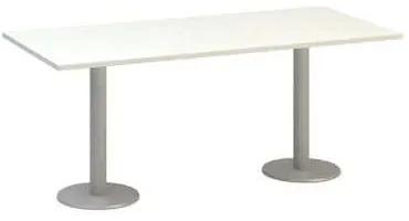 Konferenčný stôl Alfa 400, 180 x 80 x 74,2 cm, rovné vyhotovenie, dezén biela, RAL9022
