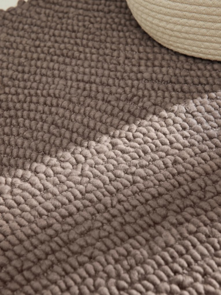 Hanse Home, Koberec behúň Calmio 106219 Taupe, 80x300, hnedá, obývacia izba