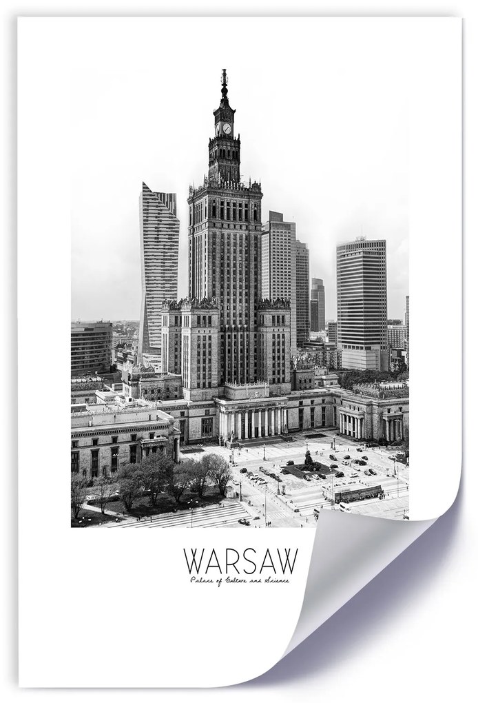 Gario Plagát Palác kultúry vo Varšave Farba rámu: Bez rámu, Rozmery: 30 x 45 cm