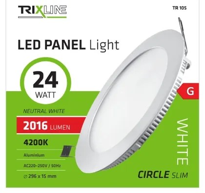LED Podhľadové svietidlo ROUND LED/24W/230V 4200K