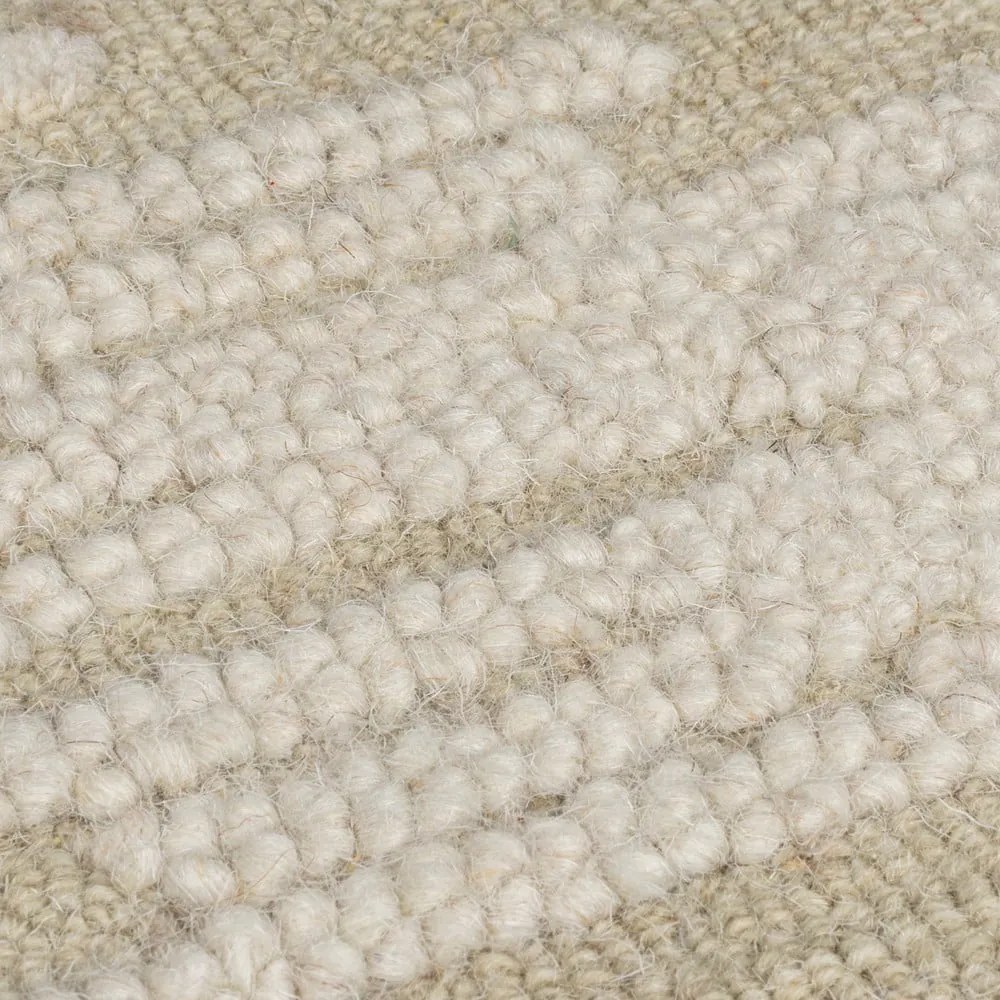 Béžový ručne tkaný vlnený koberec 200x290 cm Dion Ikat – Flair Rugs