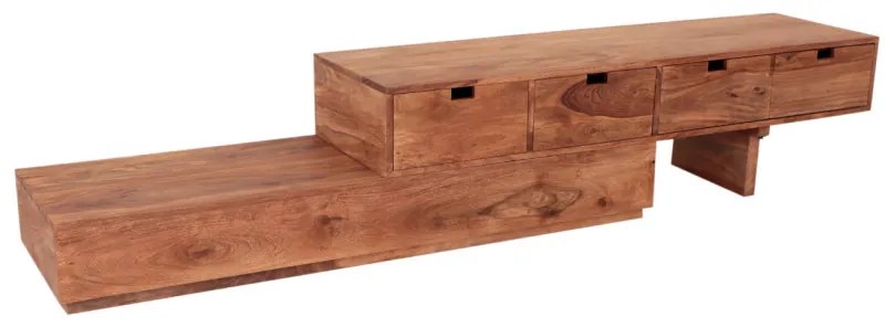 TV stolík 260x40x40 indický masív palisander Only stain