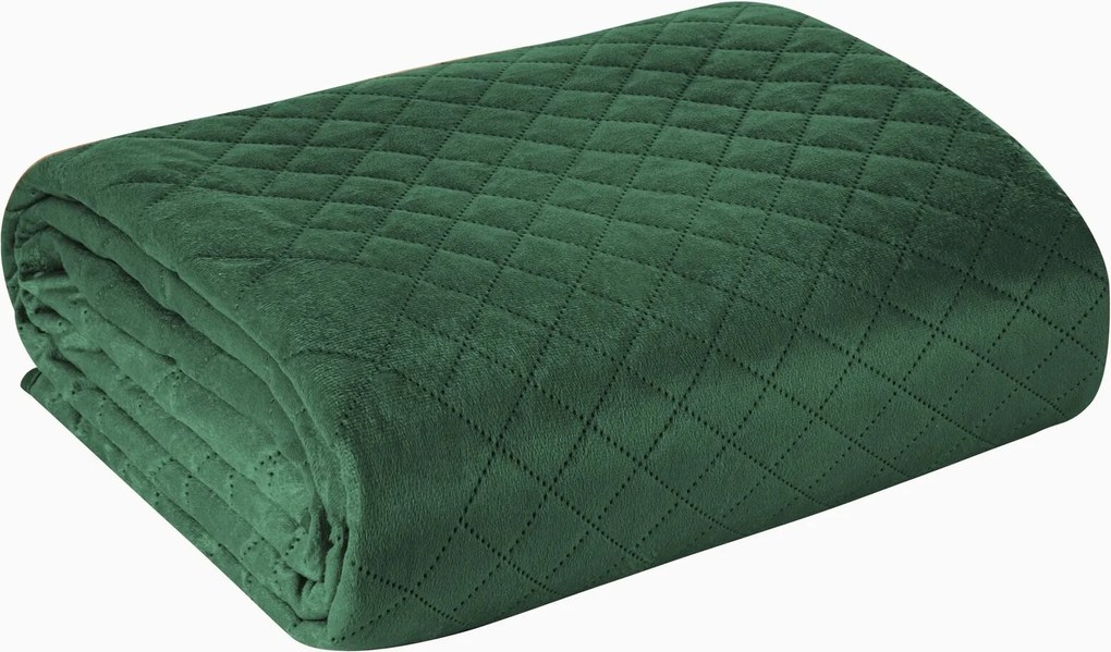 PREHOZ NA POSTEĽ LUIZ3 170X210 CM TMAVOZELENÝ