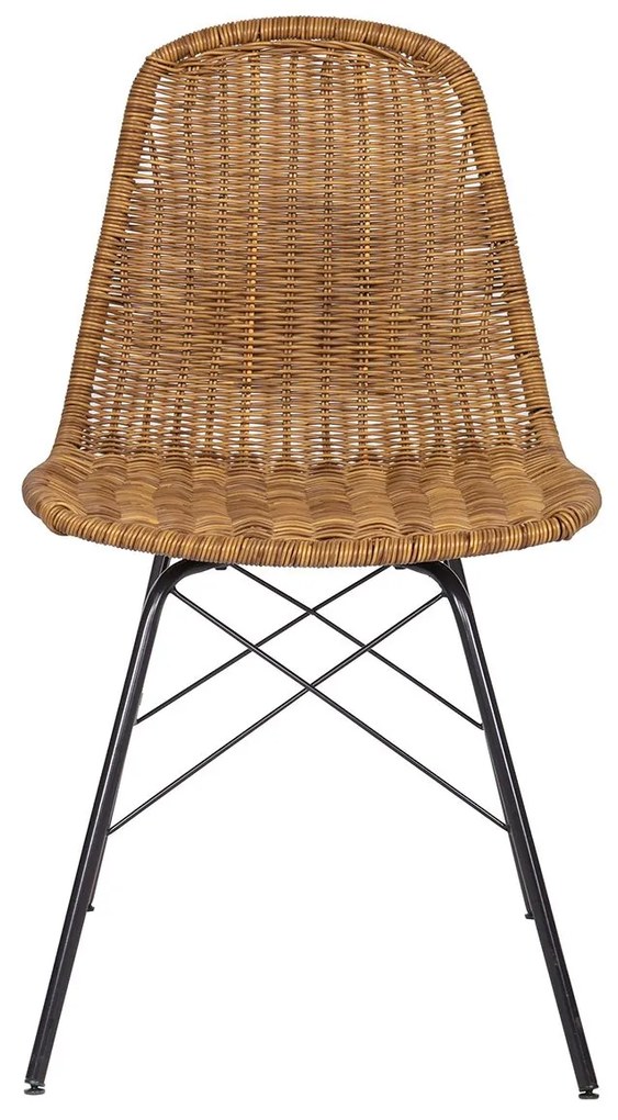 Ratanová stolička Spun sada 2 ks 85 × 53 × 46 cm