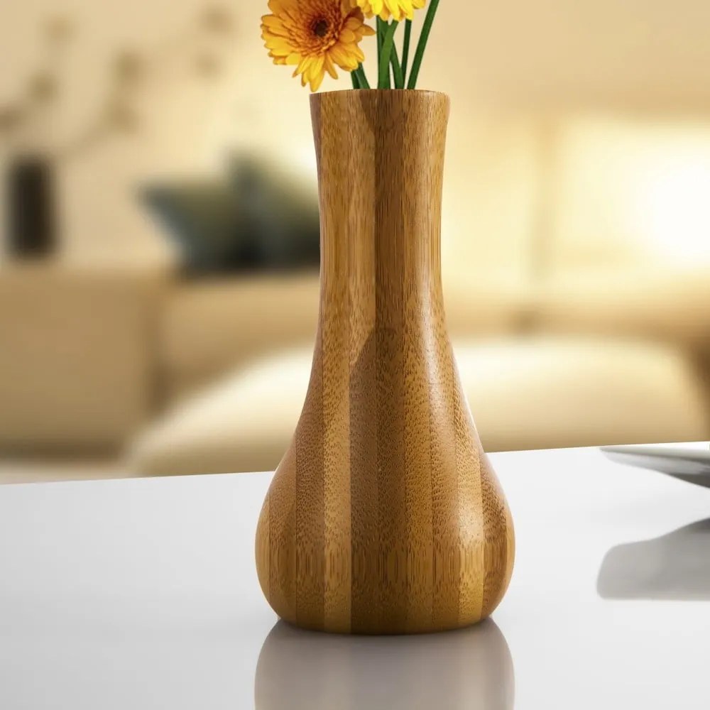 Bambusová váza Bambum Lotus, 18 cm