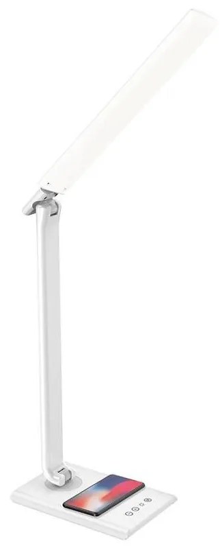 LED Stmievateľná dotyková lampa s bezdrôtovým nabíjaním MEGGIE LED/8W/230V + USB