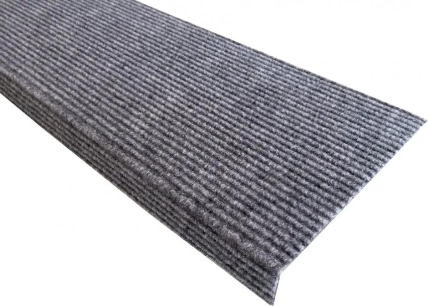 Vopi Nášľapy na schody Quick step šedý obdĺžnik, samolepiaci - 24x65 obdĺžnik (rozmer vrátane ohybu)