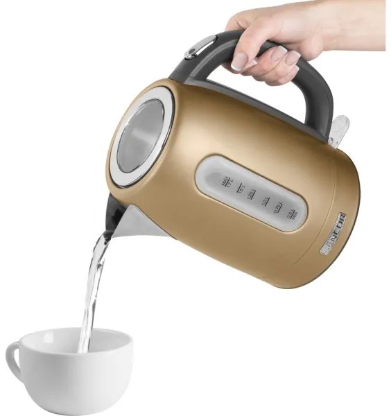 Sencor - Rýchlovarná kanvica 1,7 l 2150W/230V zlatá