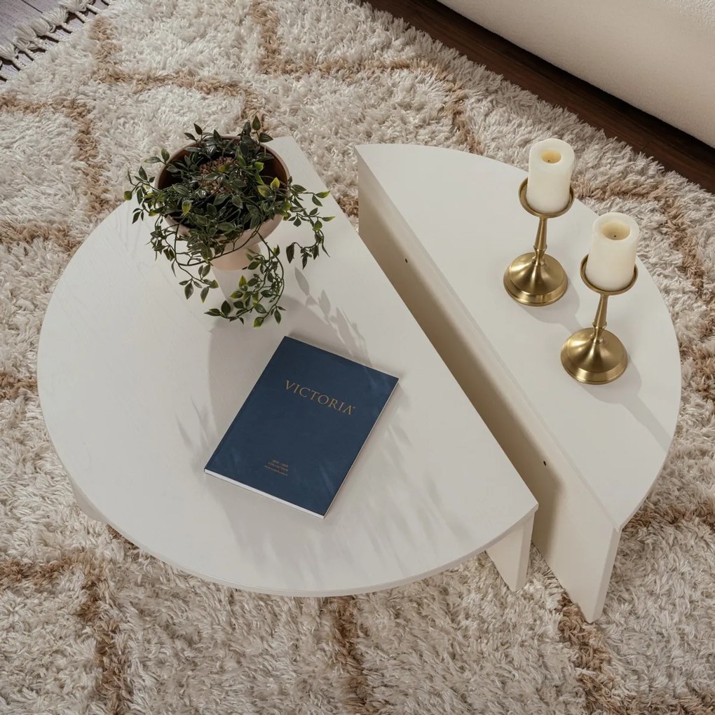 Konferenčný stolík Orion Wood White