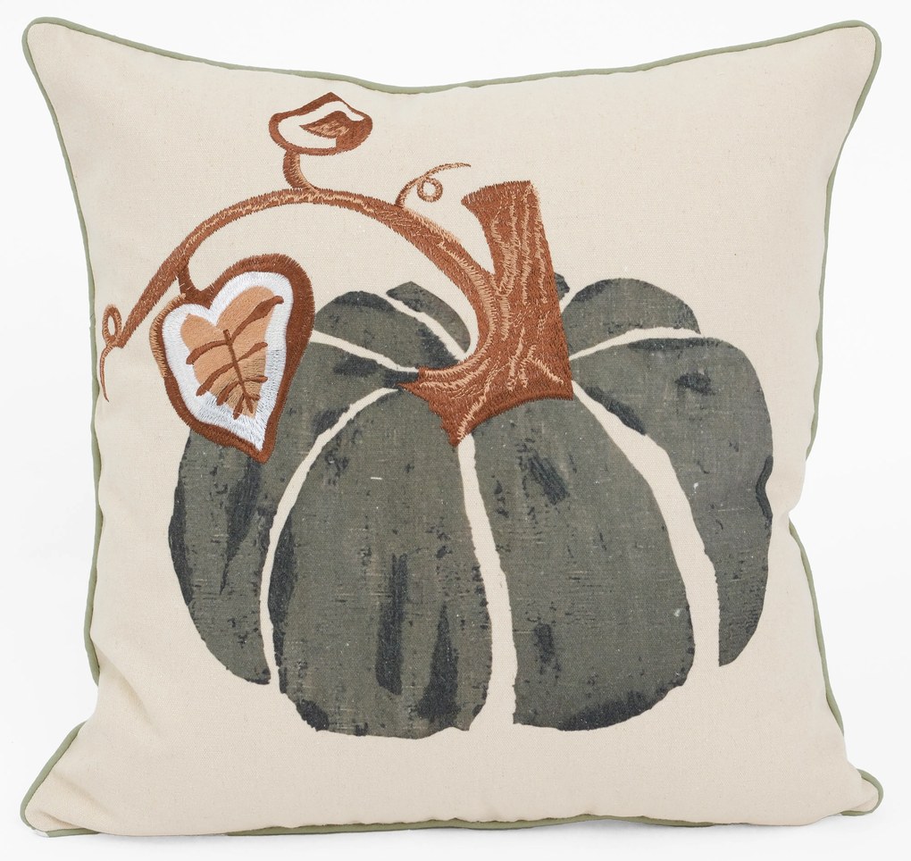 Jesenná obliečka na vankúš 45 x 45 cm - Tekvica 03