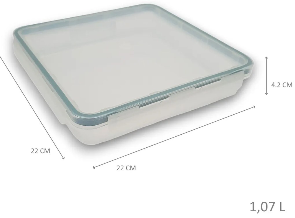 Orion Plastová dóza na potraviny Lock & Lock UROVNEJTO - 1,07 L