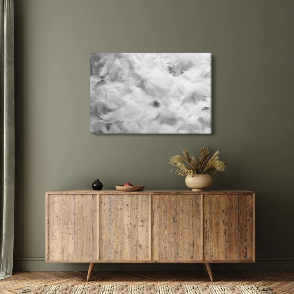 Obraz - Oblaky perie (90x60 cm)