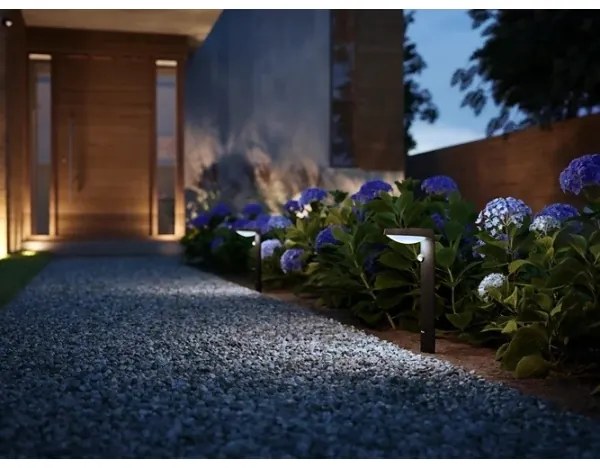 Philips - LED Vonkajšia lampa so senzorom TYLA LED/9W/230V 4000K IP44