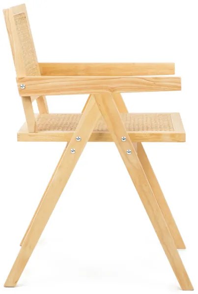 Stolička ROTIN drevená 834085