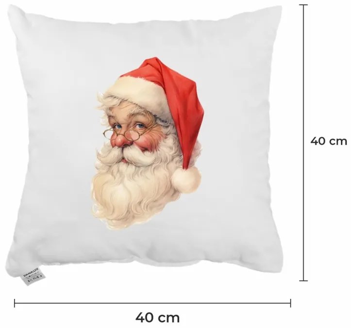 Vianočný vankúš Mikuláš 40x40 cm EMI