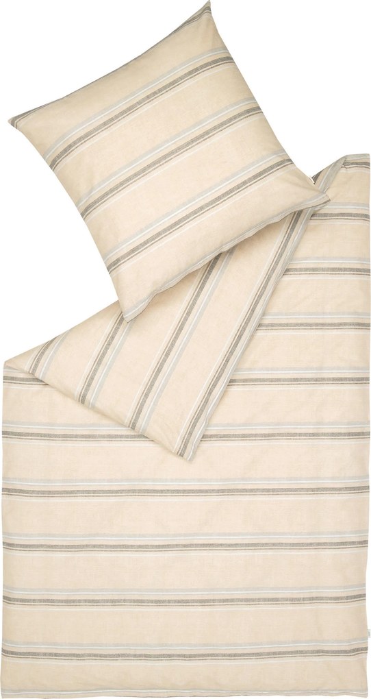 XXXLutz POSTEĽNÁ BIELIZEŇ, krémová, prírodná farba, svetlosivá, béžová, 155/220 cm Esprit - Online Only bytové doplnky - 003021020801