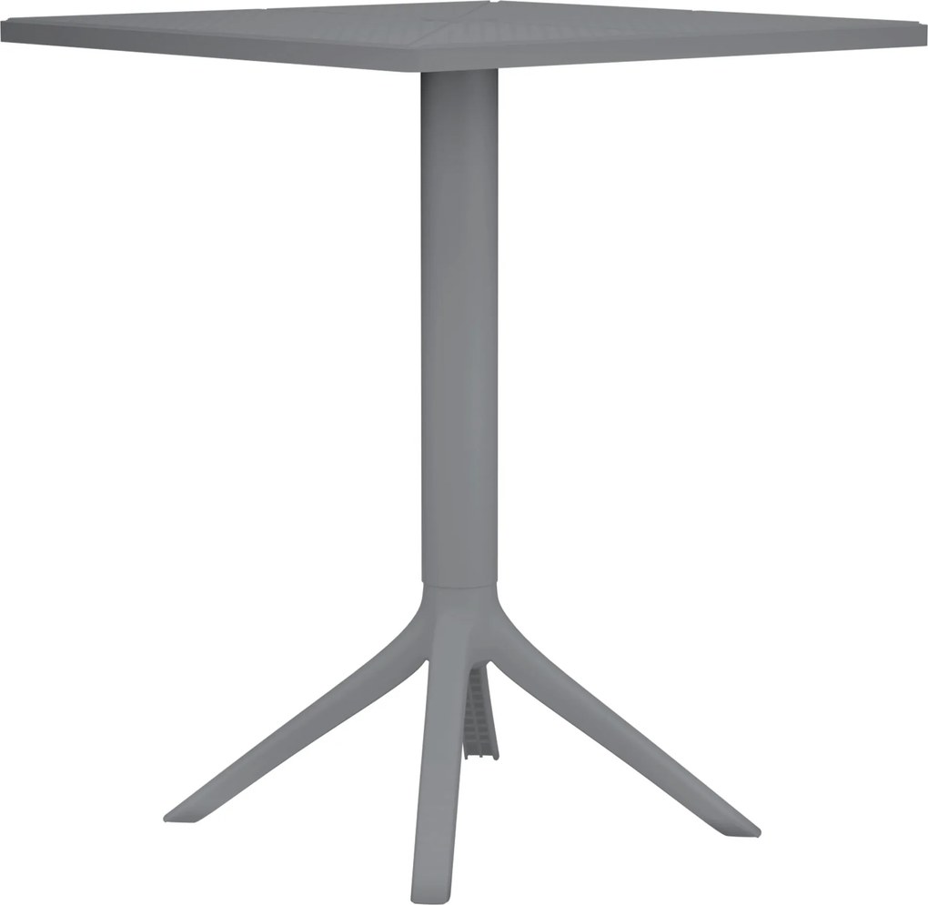 Stôl Nuvela 60x60 cm - tmavosivá