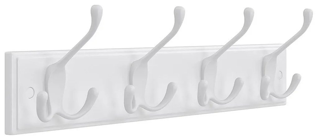 Nástenný vešiak KATE biely