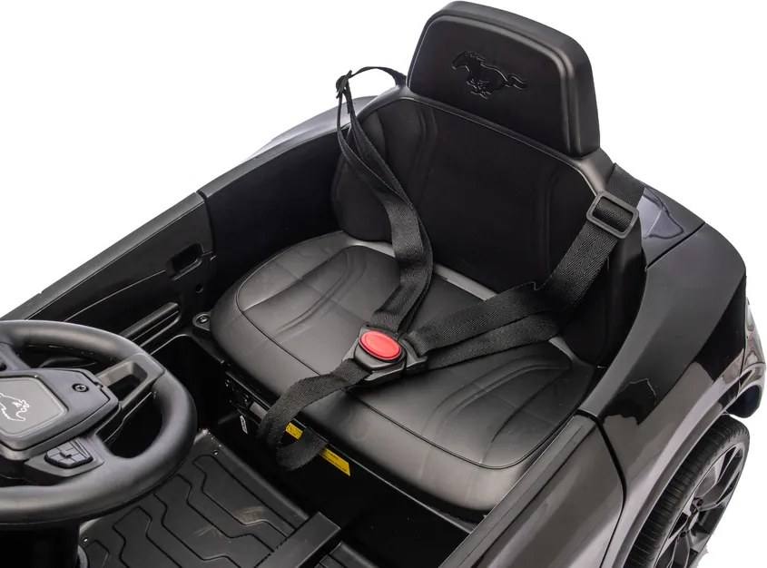 LEAN CARS Ford Mustang Mach-E Black 24V batéria do auta