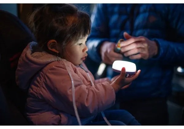 Ledlenser KIDCAMP6 RAINBOW - stmievateľná prenosná LED lampa LED/3xAAA IP44 modrá